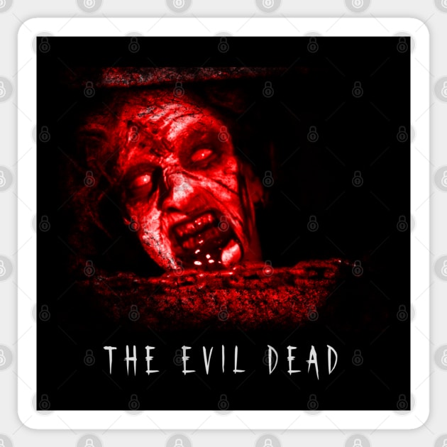 Red Evil Dead Sticker by DeathAnarchy
